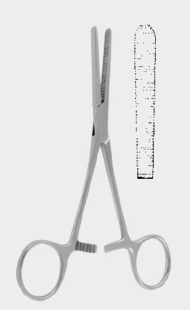 Затискач ВЕЙСС (WEISS) для судин (труб) з екстра довгими кінцями, 14,5 см (cm)